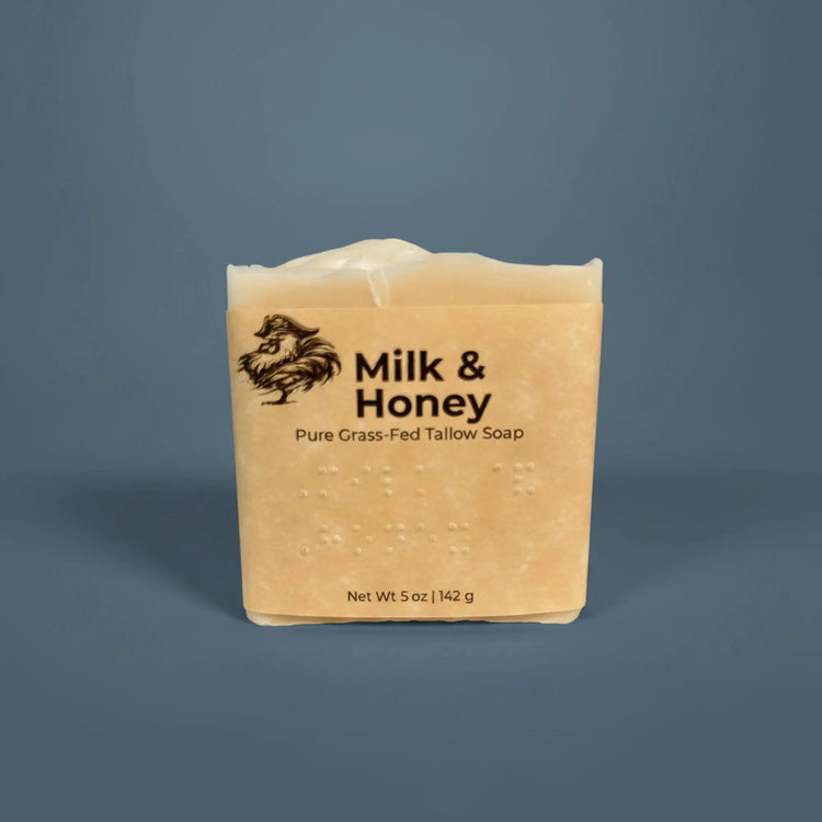 Milk and Honey | Grass Fed Tallow Soap Bar Blind Pirate Soap Co.