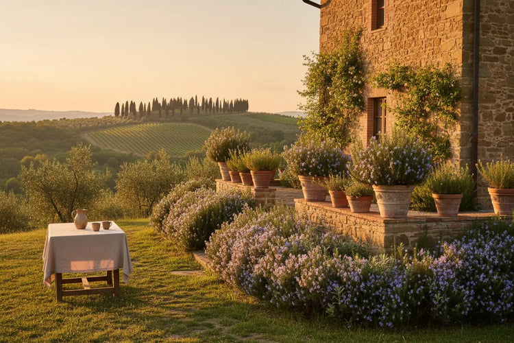 Tuscan Mood a great place to enjoy Blind Pirate Soap handmade beard balm.