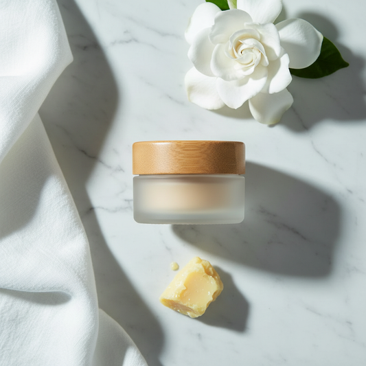 Unscented Marble lip balm.