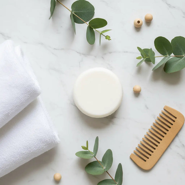 Unscented Shampoo Bar - Marble & Eucalyptus