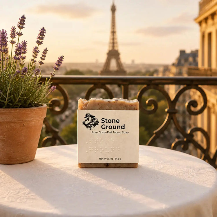Stone Ground | Certified Grass-Fed Tallow Soap Bar Blind Pirate Soap Co.