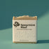 Spearmint Reef | Grass Fed Tallow Soap Bar Blind Pirate Soap Co. with full label and braille on the front of the label.