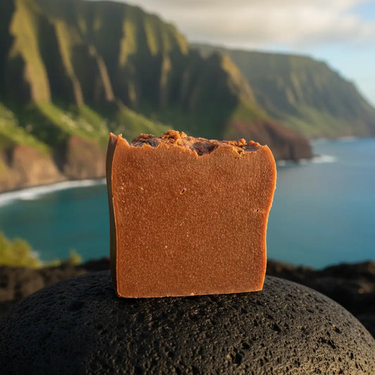 Alani Moani — NNa Pali Unwrapped  bar perched atop a smooth lava rock, sparkling Pacific waters stretching out beyond.