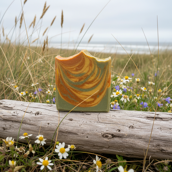 Dune Grass rustic wood with warm lighting and sea grass