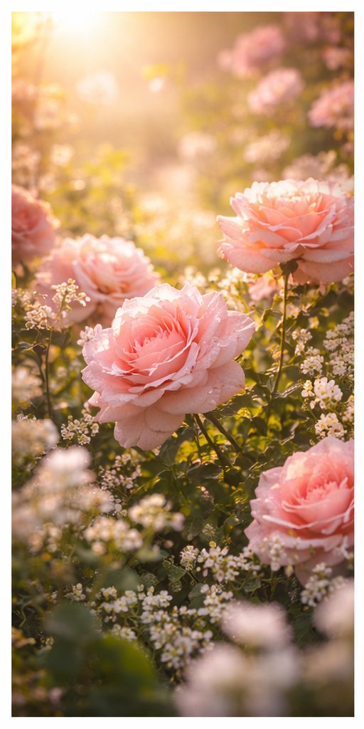 Floral English Rose | Pink garden roses in soft golden light, lush and perfect. Blind Pirate Soap Floral scents.