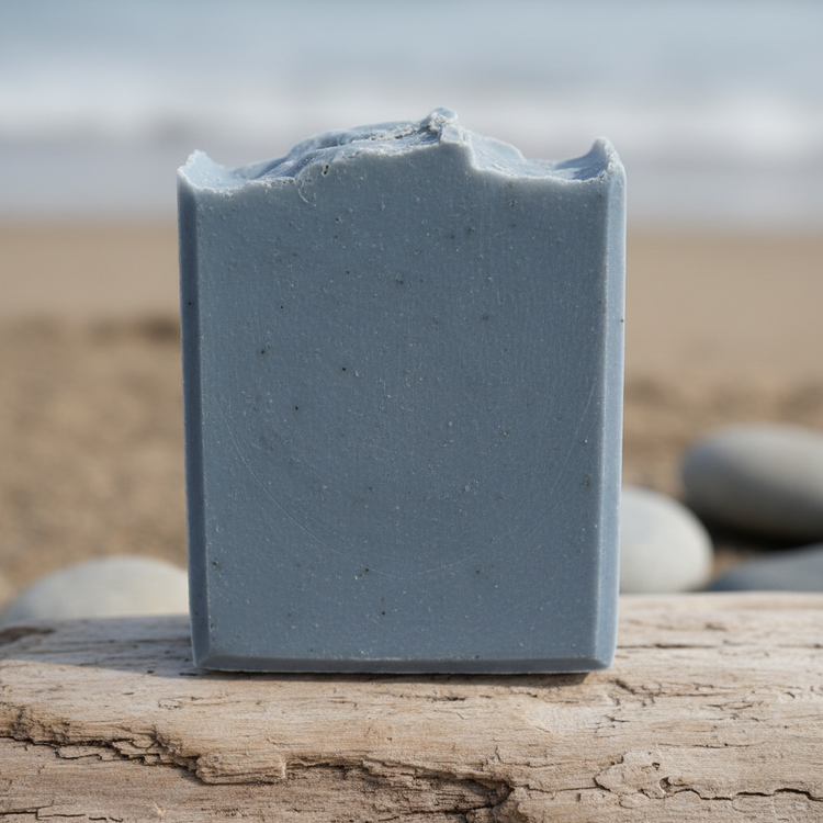 Sea Breeze Rustic Cut Soap Sea Breeze soap with Cambrian blue clay 